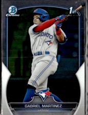2023 Bowman Chrome 1st #BCP-45 Gabriel Martinez (F)  Toronto Blue Jays