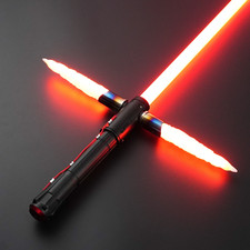 Star Wars Kylo Ren SE Crossguard Lightsaber by DamienSaber