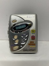 SONY Walkman WM-FX467 Cassette Player  AM/FM Radio New Belt  Works  Cleaned 
