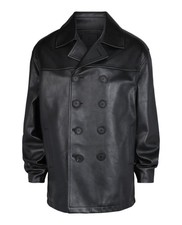 Givenchy Mens Leather Peacoat