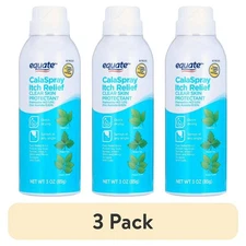 (3 pack) Equate CalaSpray Anti Itch Clear Skin Protectant, 3 oz each