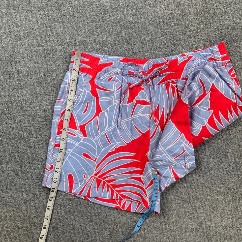 Pantalones Cortos Tommy Bahama Para Mujer S Pequeños Mezcla de Lino Peninsula Palms tiro Alto Fácil Foto 3 de 4