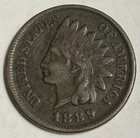 1889 Indian Head Cent Penny W25