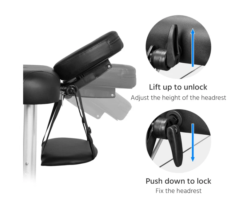 Cama De Masaje Portátil Profesional Aluminio Camilla Plegable Con Bolsa NUEVO US Foto 4 de 4