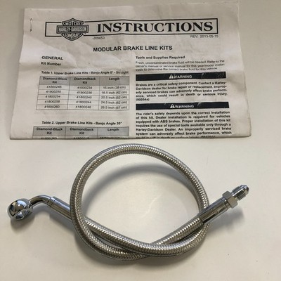 HARLEY DAVIDSON DIAMONDBACK BREMSLEITUNG - VORNE UNTEN XL NON-ABS P/N 41800226