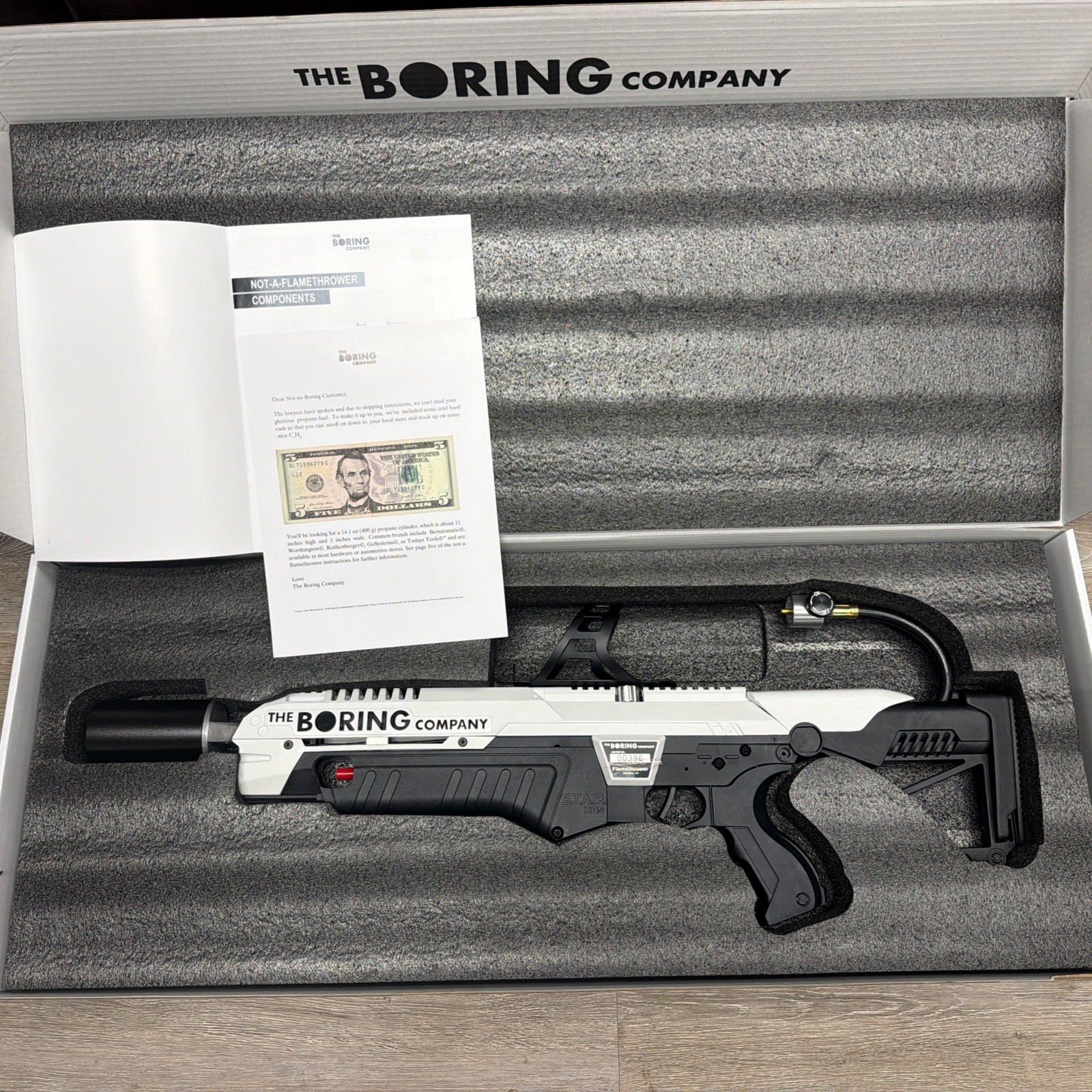The Boring Company Not A Flamethrower new in box