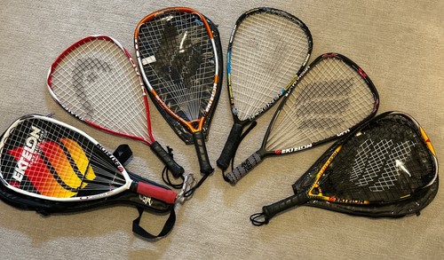 Lot of Six Racquetball Racquets / Rackets (Ektelon, E-Force, Head ...