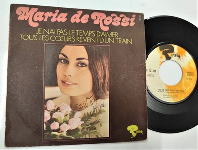 45t MARIA DE ROSSI Ich habe keine Zeit alle Herzen zu lieben kommen BIEM