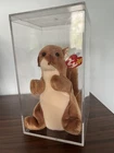 TY Beanie Baby  "Nuts" the Squirrel - (1996) - Vintage Plush Toy with box