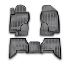Gummifußmatten für Nissan Pathfinder 2005-2010 3D Passform Hoher Rand Gummimatte