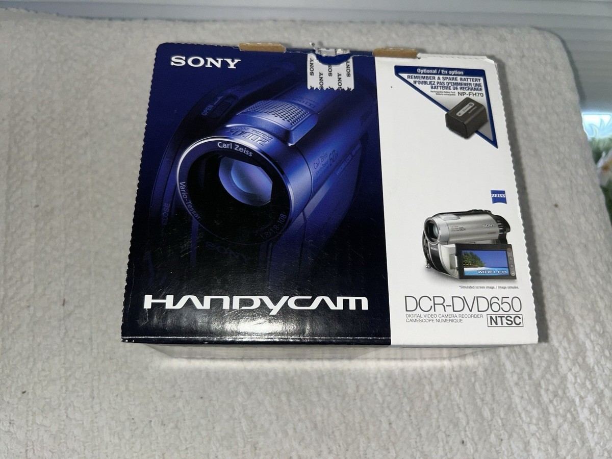 Buy Sony DCR-DVD650 DVD, Flash Media Camcorder online | eBay