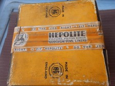 Austin Tilly Ww11 Hepolite Engine Piston Set .040 Os W Rings Pins 882340