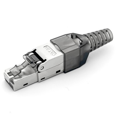 Cat 6a Netzwerkstecker RJ45 Netzwerk Stecker werkzeuglos Verlegekabel AWG23 LAN
