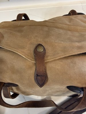 Vintage 1990s Filson Small Duffle Talon Era Canvas Twill Travel
