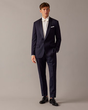 J.Crew Men 40S Slim Navy Ludlow Tuxedo Jacket & 33x30 Pants Set Italian New