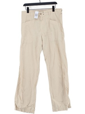 Gas Men's Trousers W 34 in Tan 100% Cotton Straight Cargo