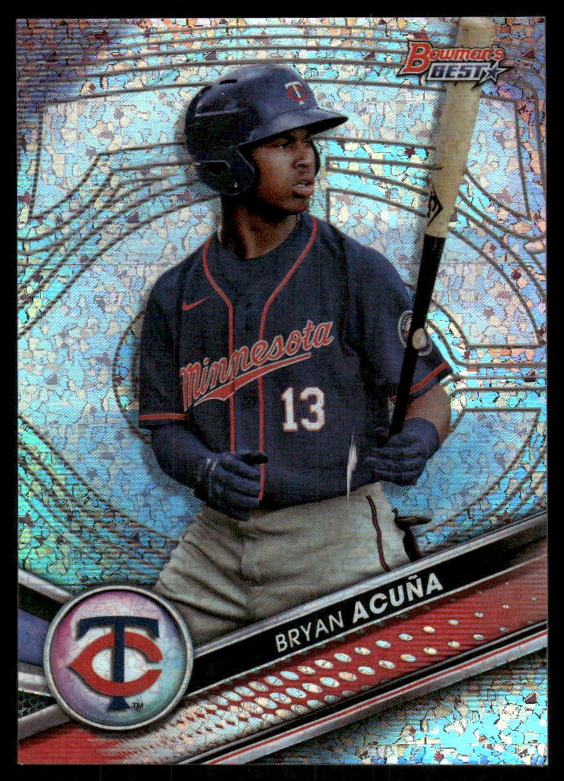 2022 Bowman's Best Top Prospects Mini Diamond Refractors #TP14 Bryan Acuna /299