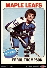 1975 O-Pee-Chee NHL #114 Errol Thompson Maple Leafs 7 - NM