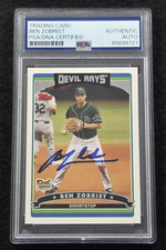 2006 BEN ZOBRIST Signed Topps ROOKIE Card-TAMPA BAY RAYS-CHICAGO CUBS-PSA. rookie card picture