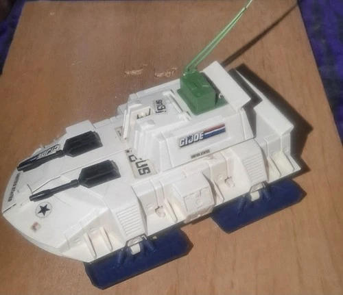 GI Joe ARAH  Battle Force 2000 Dominator Snow Tank Incomplete NO Tank Cannon