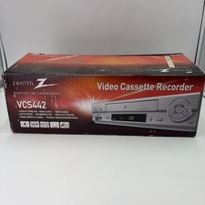 NEW Open Box Zenith VCS442 VHS VCR Video Cassette Recorder 4 Head Hi-Fi Stereo