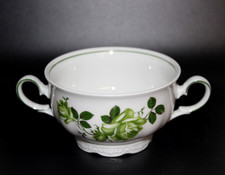 Mitterteich Bavaria Porzellan - Tasse Suppentasse - Dekor Gr&uuml;ne Rose  (#3367)