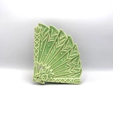 Vintage McCoy Pottery Fan Wall Vase Ceramic Art Deco MCM