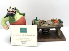 WDCC Disney Figurine Stromboli & Table 'You Will Make Lots of Money" COA No Box