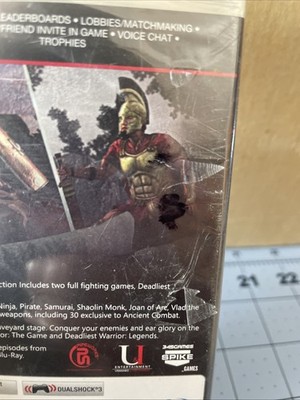 Deadliest Warrior: Ancient Combat (Sony PlayStation 3, 2012) for