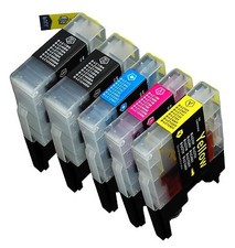 5 Packs Compatible Brother LC-71 LC-79 LC-75 ink cartridges