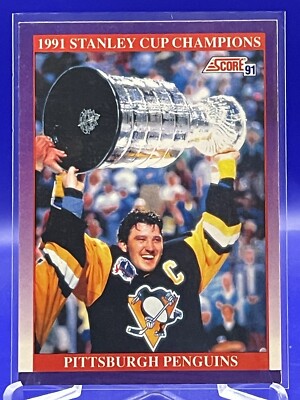 1991 Score American #425 1991 Stanley Cup Champion Mario Lemieux