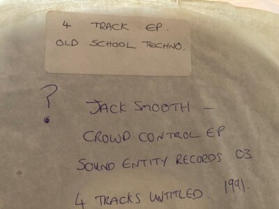 Jack Smooth    Crowd Control 12'' .......(1991 Techno, House, Hardcore) old skool