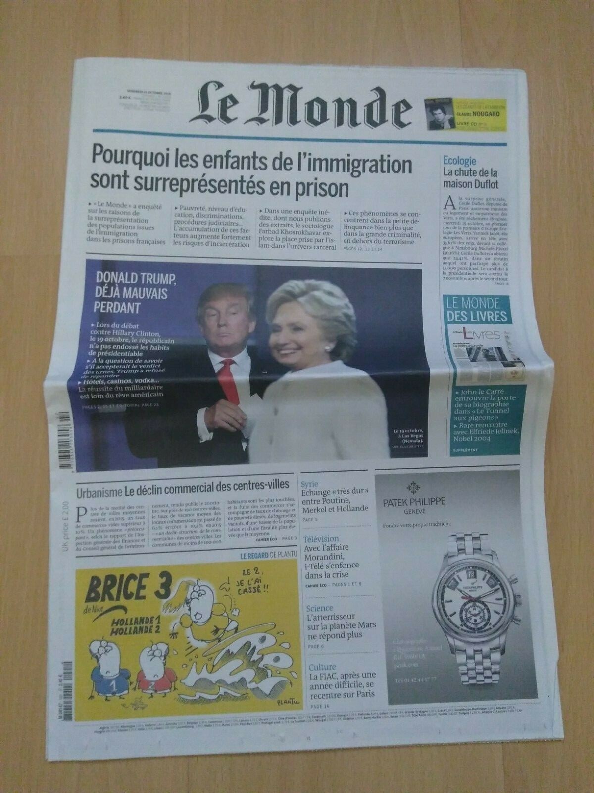 Le Journal Le Monde En 2016 Pix