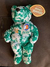 SALVINOS BAMMERS BEANIE BABY JOE NAMATH #12 SUPER BOWL NEW YORK JETS MINT  