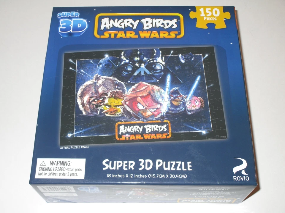 Rompecabezas Cardinal Angry Birds Star Wars Super 3D SELLADO Foto 2 de 2