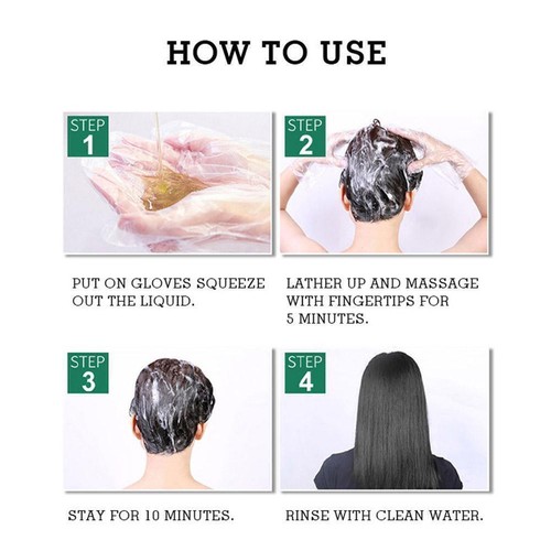 250ml Permanent Hair Dye Instant Fast Hair Dye Color De Shampoos H2P2 T4F3 - Picture 8 of 11