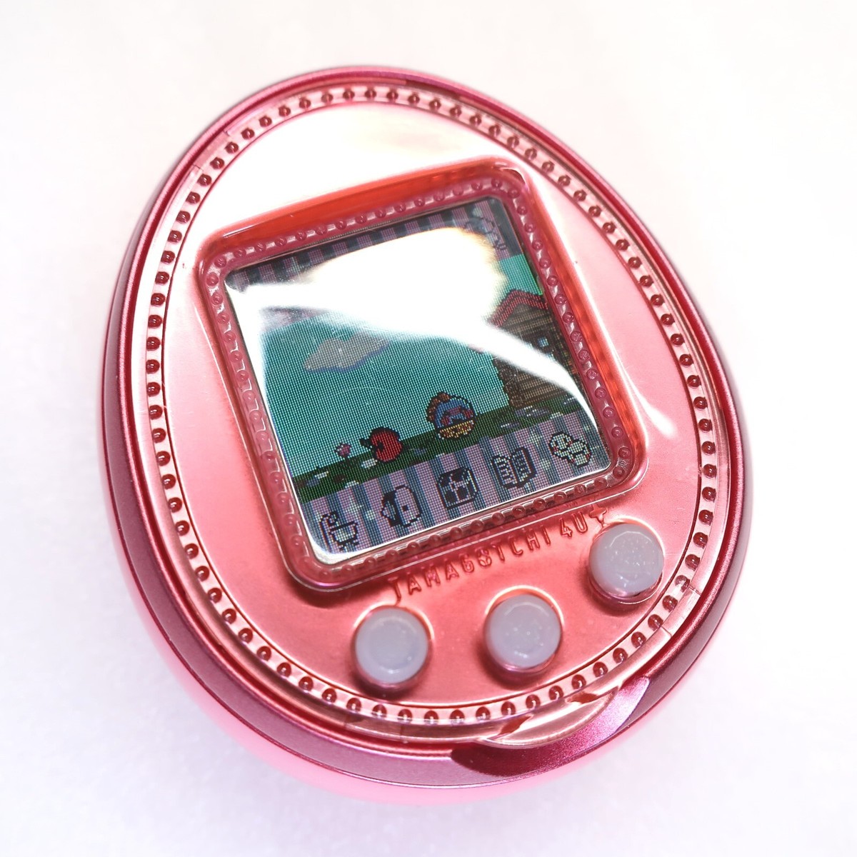 Tamagotchi 4U+ 4U Plus Rose Pink ver 2015 Bnadai Virtual Pet Tamagotchi 4U+ 4U Plus Rose Pink ver 2015 Bnadai Virtual Pet