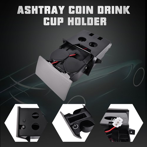 For VW T5 Transporter Ashtray Cup Coin Holder Dual Drink RHD 7H285860130T