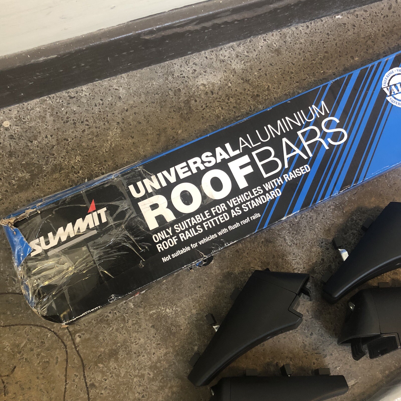 Summit Universal Roof Bars 1.20M Aluminium SUM002 New In Box eBay