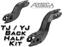 ARTEC Back Half Frame Kit for 1987-2006 Jeep Wrangler TJ LJ YJ Raw FK0002