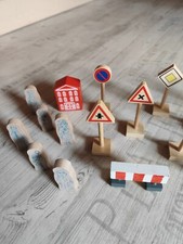 Ifundom Verkehrszeichen Spielzeug Aus Holz - Lernspiel Für Kinder Mit Straßenschildern