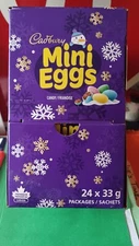 Cadbury Mini Eggs Milk Chocolate Candies - 27.94oz Box / 24x33g Packs-Canadian 