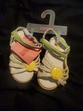 Gymboree Girls NWT New With Tags FLAW Daisy Sandals Shoes Size 04