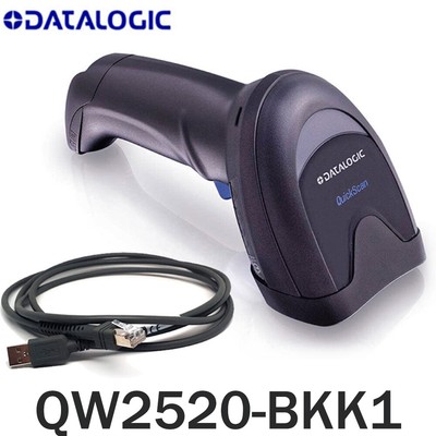 Datalogic QW2520-BKK1 1D/ 2D QuickScan Handheld Barcode Scanner With USB Cable
