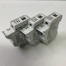 3 Pack Eaton CHCC1DU Bussman Finger Safe Fuse Block 1 Pole 30A 600V AC/DC Clamp
