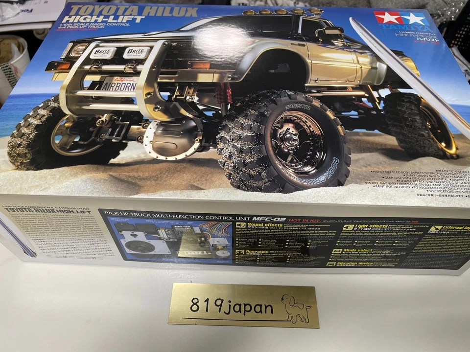 Tamiya 1/10 Toyota Hilux High Lift 4x4 EP Crawler RC Car Kit 58397 New - Image 2 of 4