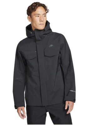 Nike Sportswear Storm-FIT ADV M65 Men's Shell Jacket, Size S- Black/Dark Smoke