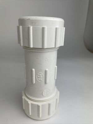 King Brothers CPC-2000 Ips Sch 40 Pvc Compression Coupling, 1 1/4 