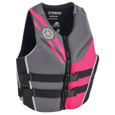 NEW WOMEN'S NEOPRENE YAMAHA LIFE JACKET PINK MAW-20VNE-PK-