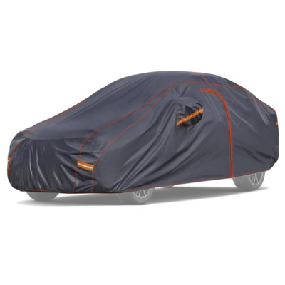 AUTO ABDECKPLANE ABDECKPLANE 250G MIT 6 RISSEN REFLEKTIEREND WASSERDICHT SIZE M